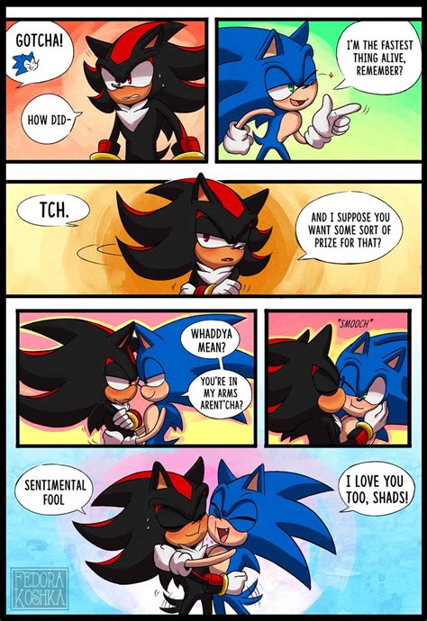 sonic x shadow comic